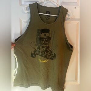 Olive Graphic Men's Tank Top